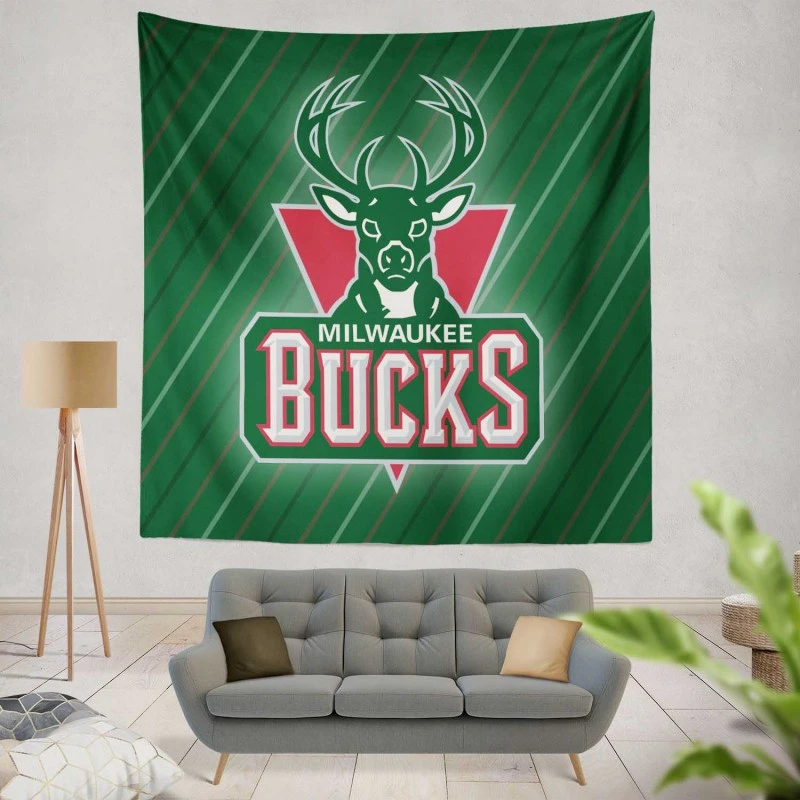 Milwaukee Bucks Conference Titles NBA Team Tapestry