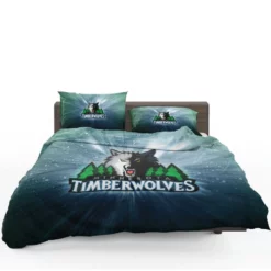 Minnesota Timberwolves Energetic NBA Club Bedding Set