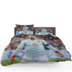 Motivating Soccer Player Sergio Ramos Bedding Set