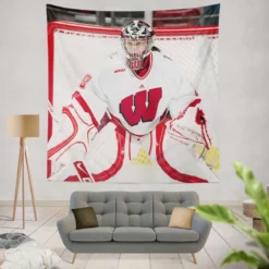 Nikki Kaasa Professional Hockey Player Tapestry