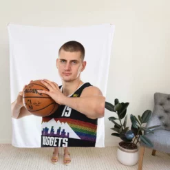 Nikola Jokic Denver Nuggets Basketball Player Fleece Blanket