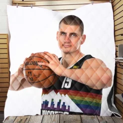 Nikola Jokic Denver Nuggets Basketball Player Quilt Blanket