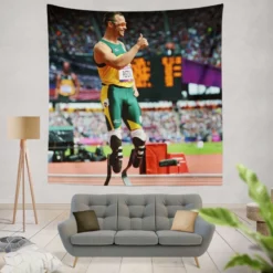 Oscar Pistorius South African professional sprinter Tapestry