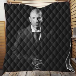 Passionate Football Zinedine Zidane Quilt Blanket