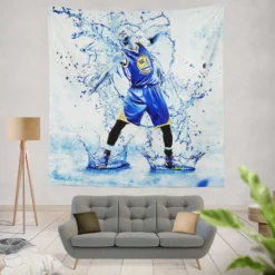 Passionate NBA Stephen Curry Tapestry
