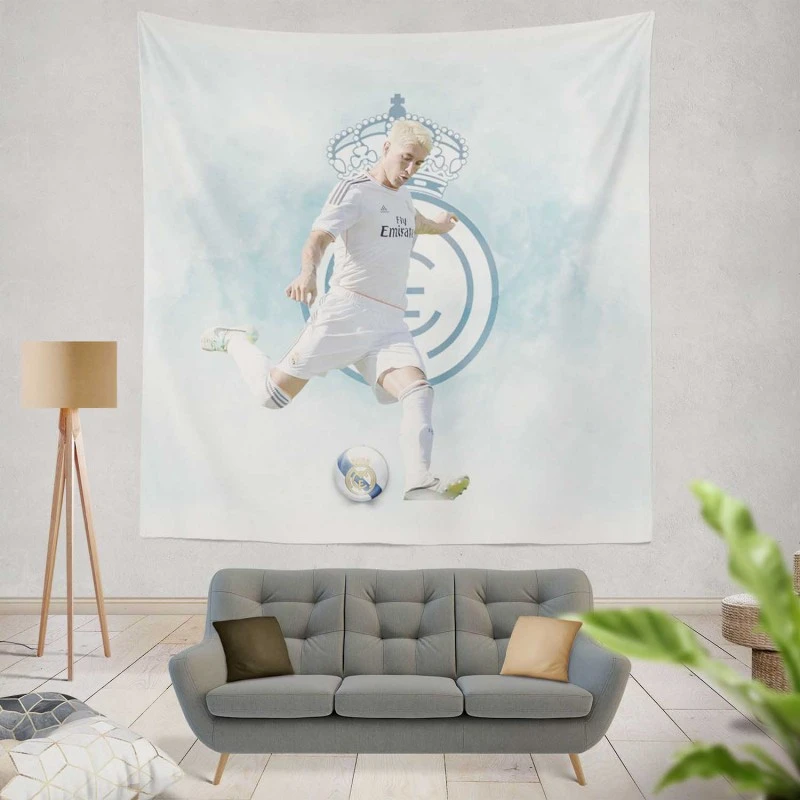 Passionate Sports Player Sergio Ramos Tapestry