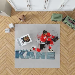 Patrick Kane Popular NHL Hockey Player Rug