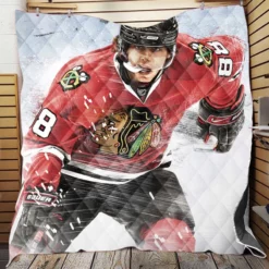 Patrick Kane Powerful NHL Hockey Player Quilt Blanket