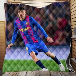 Pedri Exciting Barcelona Football Player Quilt Blanket