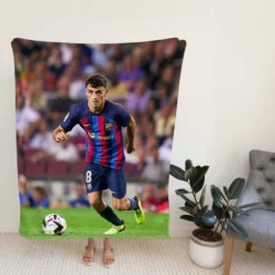 Pedri La Liga Football Player Fleece Blanket
