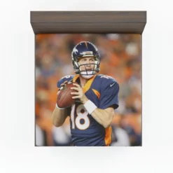 Peyton Manning Excellent NFL Football Player Fitted Sheet
