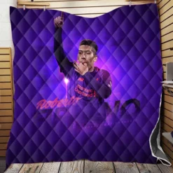 Popular Football Player Roberto Firmino Quilt Blanket
