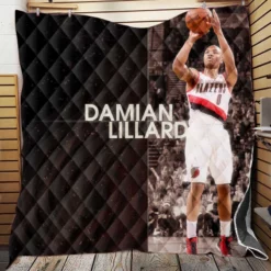 Popular NBA Basketball Player Damian Lillard Quilt Blanket