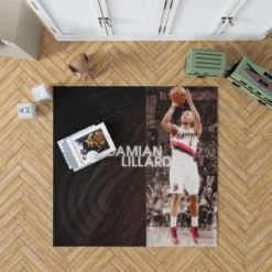 Popular NBA Basketball Player Damian Lillard Rug