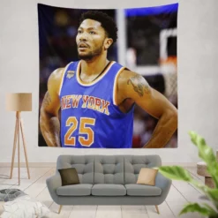 Popular NBA Basketball Player Derrick Rose Tapestry