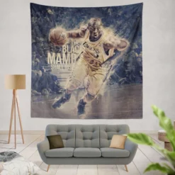 Popular NBA Basketball Player Kobe Bryant Tapestry