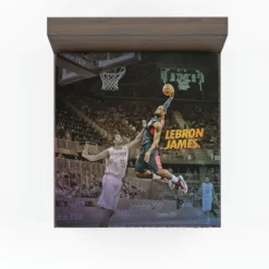 Popular NBA Basketball Player LeBron James Fitted Sheet
