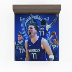 Popular NBA Basketball Player Luka Doncic Fitted Sheet