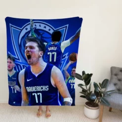 Popular NBA Basketball Player Luka Doncic Fleece Blanket