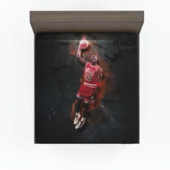 Popular NBA Basketball Player Michael Jordan Fitted Sheet