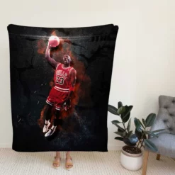 Popular NBA Basketball Player Michael Jordan Fleece Blanket