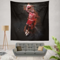 Popular NBA Basketball Player Michael Jordan Tapestry