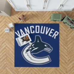 Popular NHL Club Vancouver Canucks Rug
