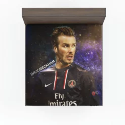 Popular PSG Football Player David Beckham Fitted Sheet