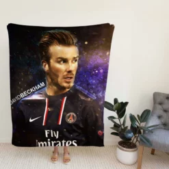 Popular PSG Football Player David Beckham Fleece Blanket