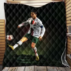 Portugal Soccer Player Cr7 Cristiano Ronaldo Quilt Blanket