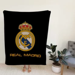 Powerful Football Club Real Madrid Fleece Blanket