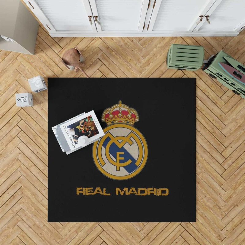Powerful Football Club Real Madrid Rug