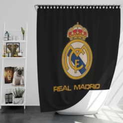 Powerful Football Club Real Madrid Shower Curtain