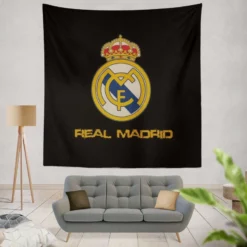 Powerful Football Club Real Madrid Tapestry