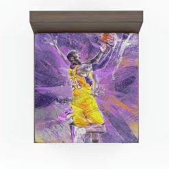 Powerful NBA Basketball Player Kobe Bryant Fitted Sheet