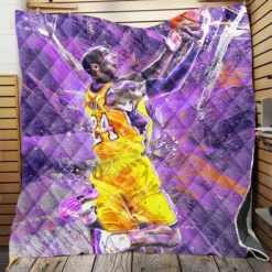 Powerful NBA Basketball Player Kobe Bryant Quilt Blanket