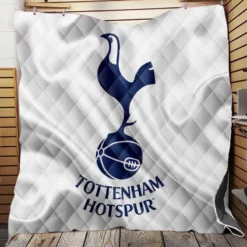 Premier League Soccer Club Tottenham Logo Quilt Blanket