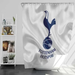 Premier League Soccer Club Tottenham Logo Shower Curtain