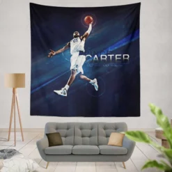 Professional Dallas Mavericksssss NBA Player Vince Carter Tapestry