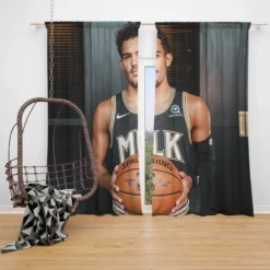 Professional NBA Basketball Player Trae Young Window Curtain