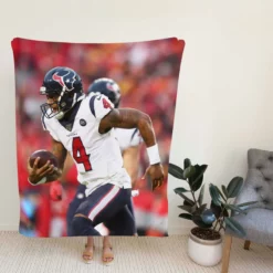 Professional NFL Player Deshaun Watson Fleece Blanket