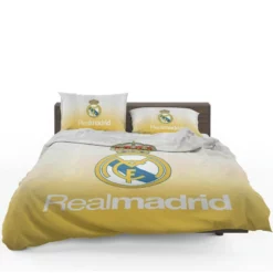 Professional Soccer Club Real Madrid Logo Bedding Set