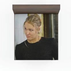 Professional Wrestler Ronda Rousey Fitted Sheet