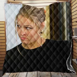 Professional Wrestler Ronda Rousey Quilt Blanket