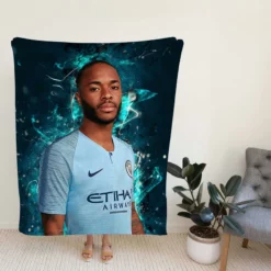 Raheem Sterling Popular Football Fleece Blanket