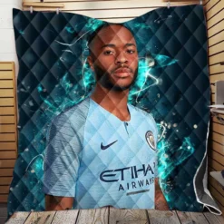 Raheem Sterling Popular Football Quilt Blanket