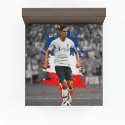 Raphael Varane  France Soccer Player Fitted Sheet