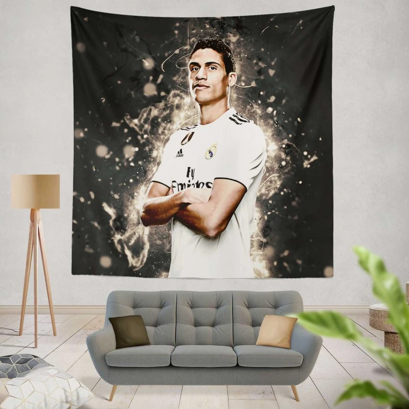 Raphael Varane  Real Madrid 3D Tapestry