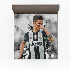 Ready Juve Footballer Player Paulo Dybala Fitted Sheet