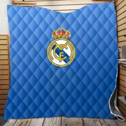 Real Madrid CF Energetic Soccer Club Quilt Blanket